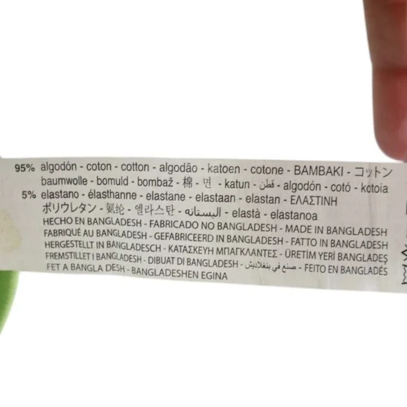 Zara Lime Green Ribbed Ruched Crop Top Ruffle Sleeve V Neck Stretch Size S - Picture 4 of 4